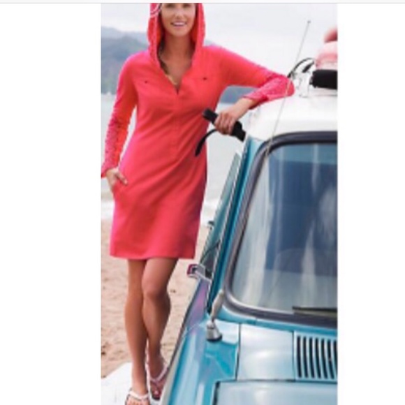 Athleta Dresses & Skirts - HOST PICK!! Athleta Medium Swim Coverup Dress - cute enough for everyday!